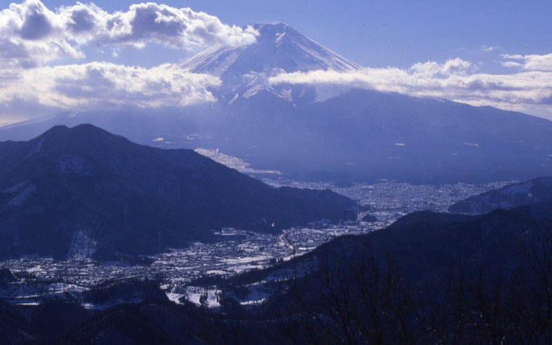 「高川山」の富士山
