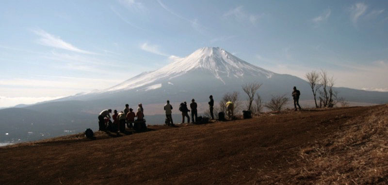 「石割山」の富士山