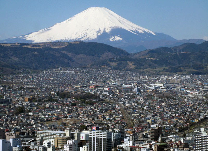 「弘法山」の富士山