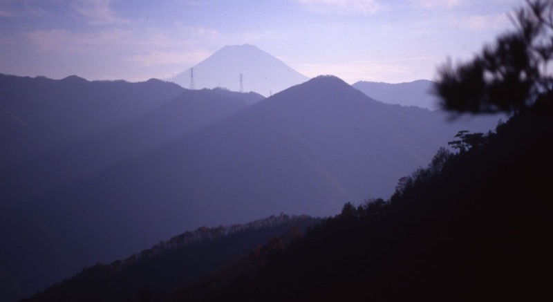 「笹子雁ヶ腹摺山」の富士山