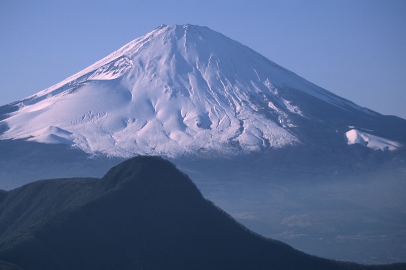 「明神ヶ岳」の富士山