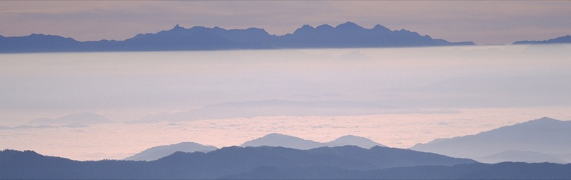 白山からの北アルプス