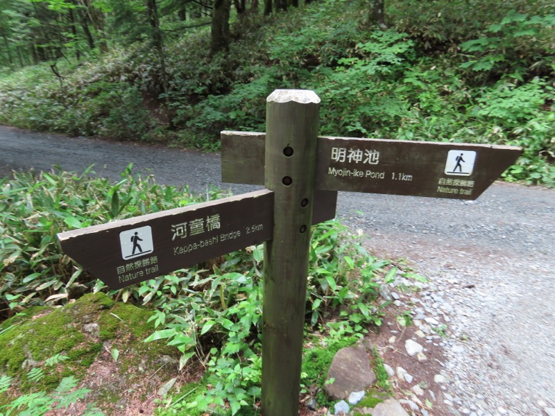 上高地、明神、徳本峠