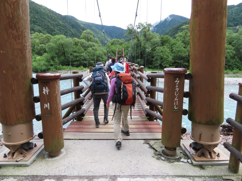 上高地、明神、徳本峠