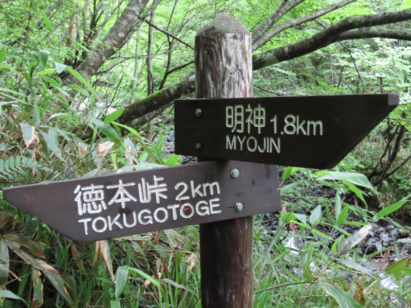 上高地、明神、徳本峠