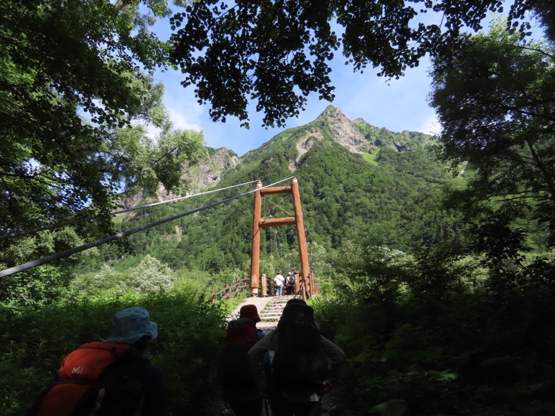 霞沢岳、上高地、明神