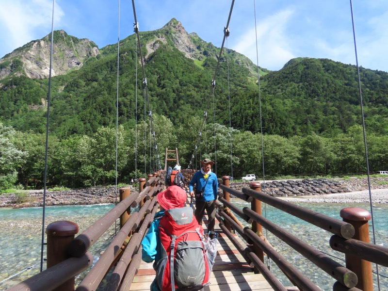 霞沢岳、上高地、明神