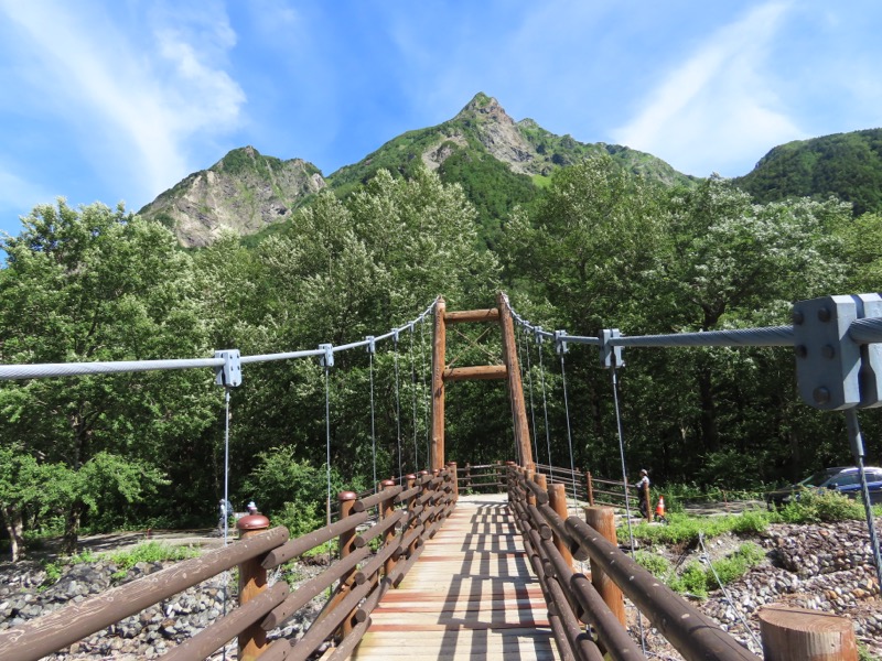 霞沢岳、上高地、明神