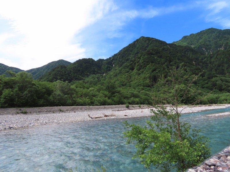 霞沢岳、上高地、明神