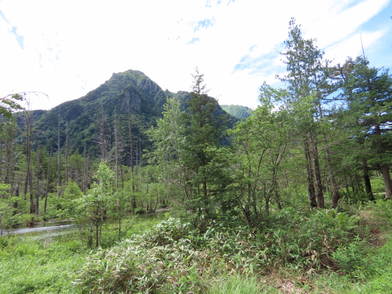 霞沢岳、上高地、明神