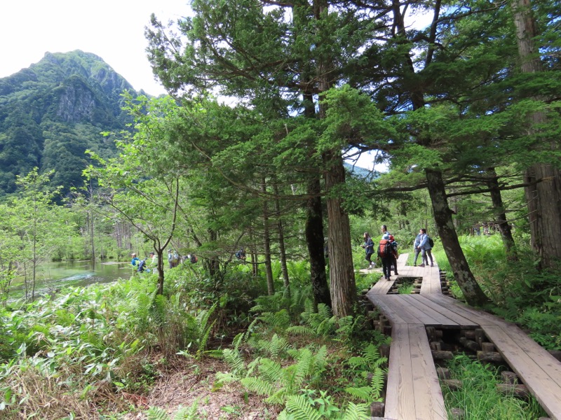 霞沢岳、上高地、明神