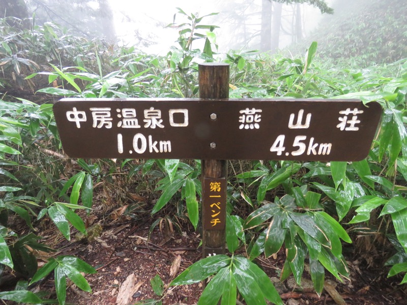 燕岳、登山