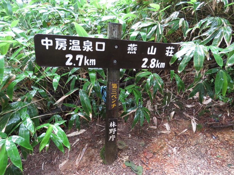 燕岳、登山