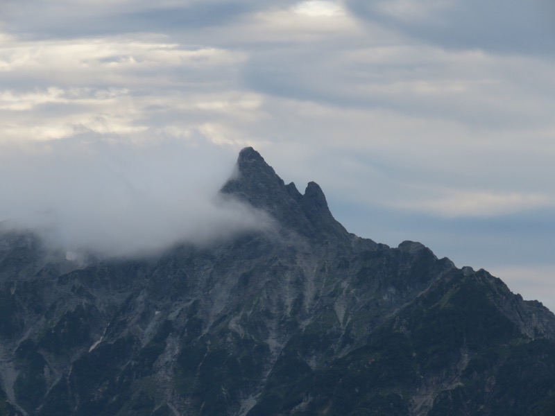 燕岳、登山