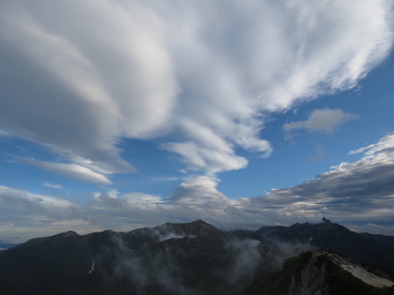 燕岳、登山