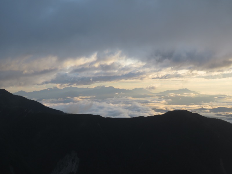 燕岳〜大天井岳〜常念乗越、登山