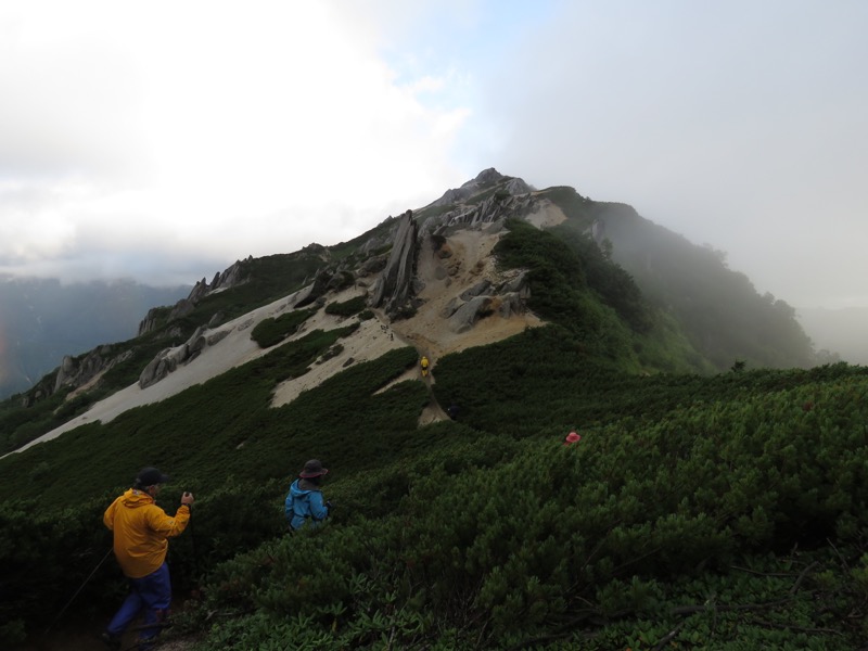 燕岳〜大天井岳〜常念乗越、登山