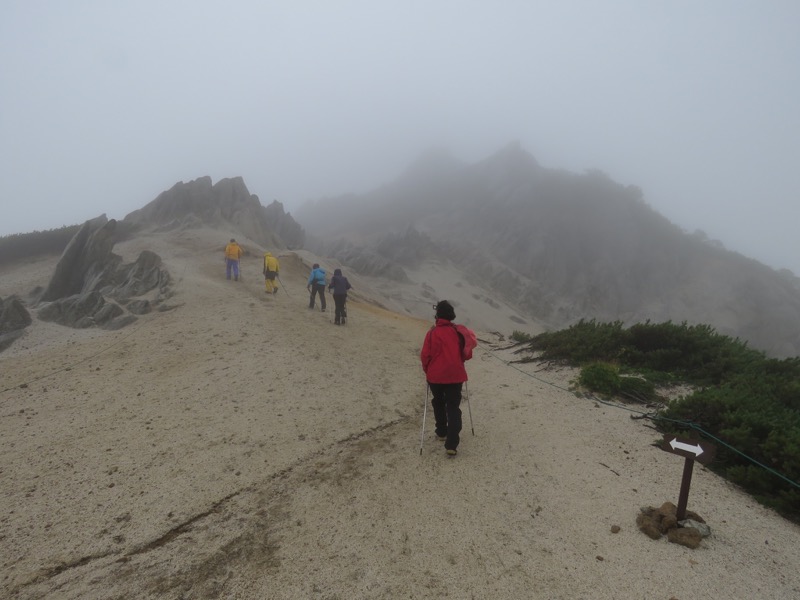 燕岳〜大天井岳〜常念乗越、登山