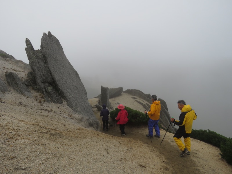 燕岳〜大天井岳〜常念乗越、登山