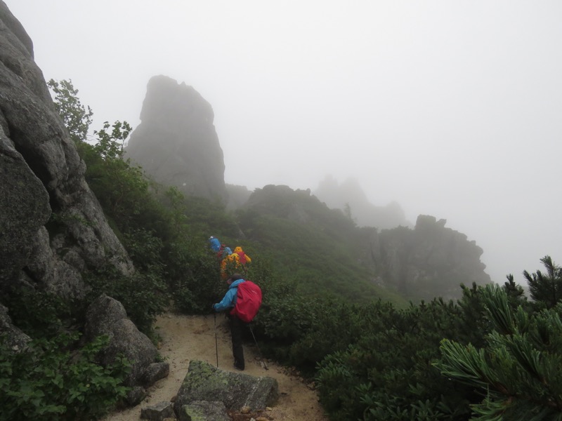 燕岳〜大天井岳〜常念乗越、登山