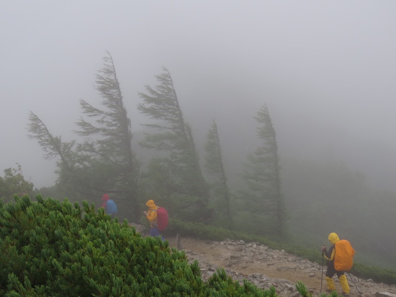 燕岳〜大天井岳〜常念乗越、登山