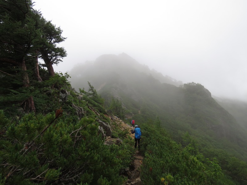 燕岳〜大天井岳〜常念乗越、登山