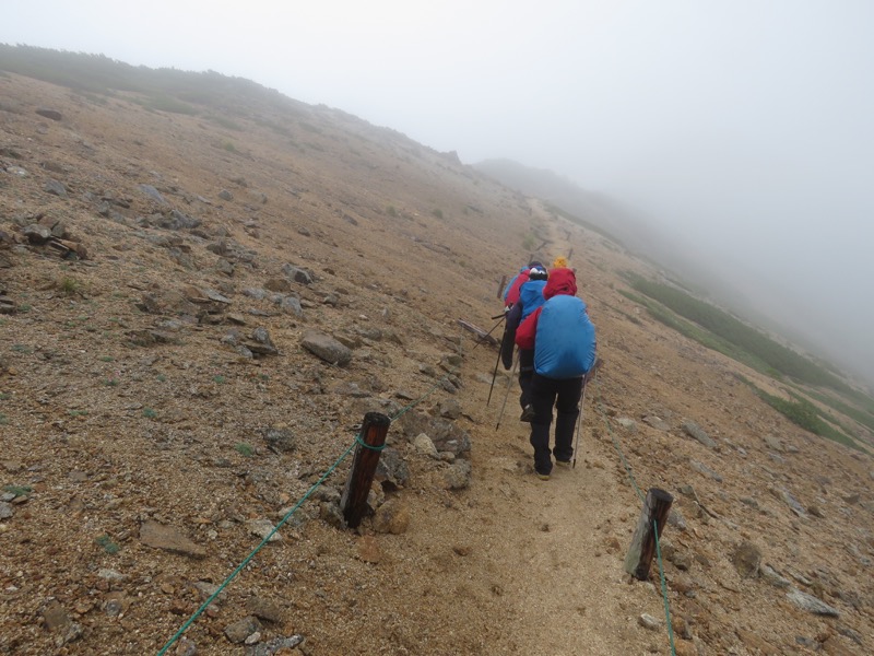 燕岳〜大天井岳〜常念乗越、登山