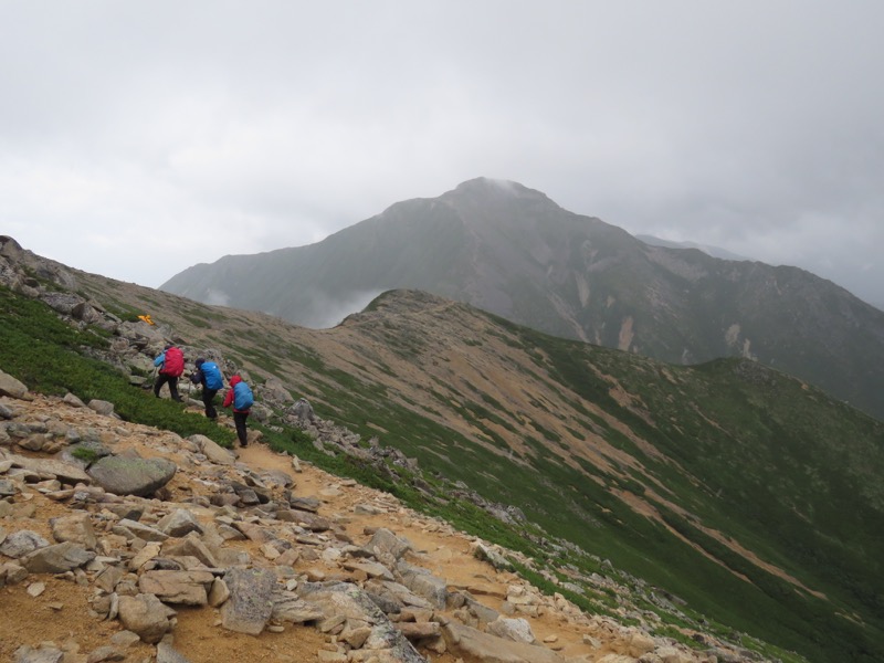 燕岳〜大天井岳〜常念乗越、登山