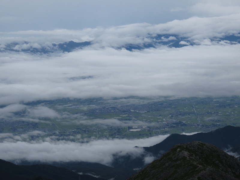 常念岳〜蝶ヶ岳、登山