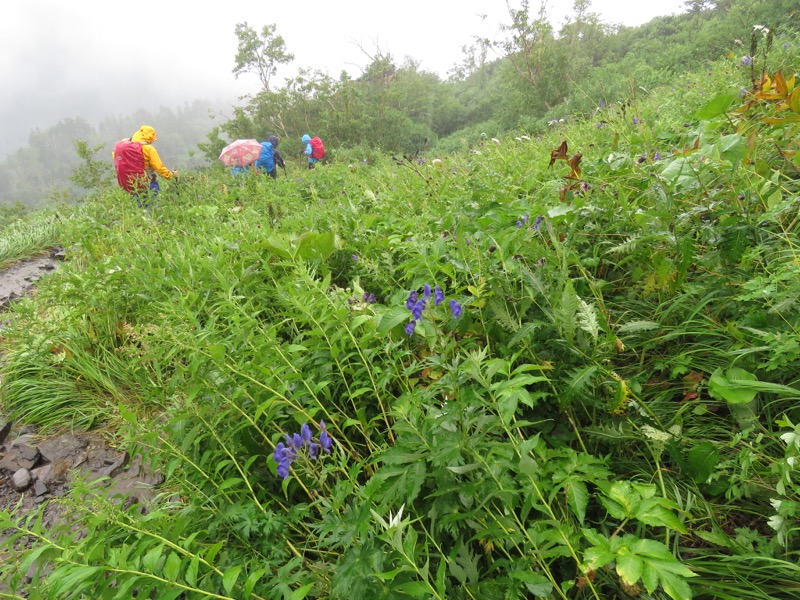 常念岳〜蝶ヶ岳、登山