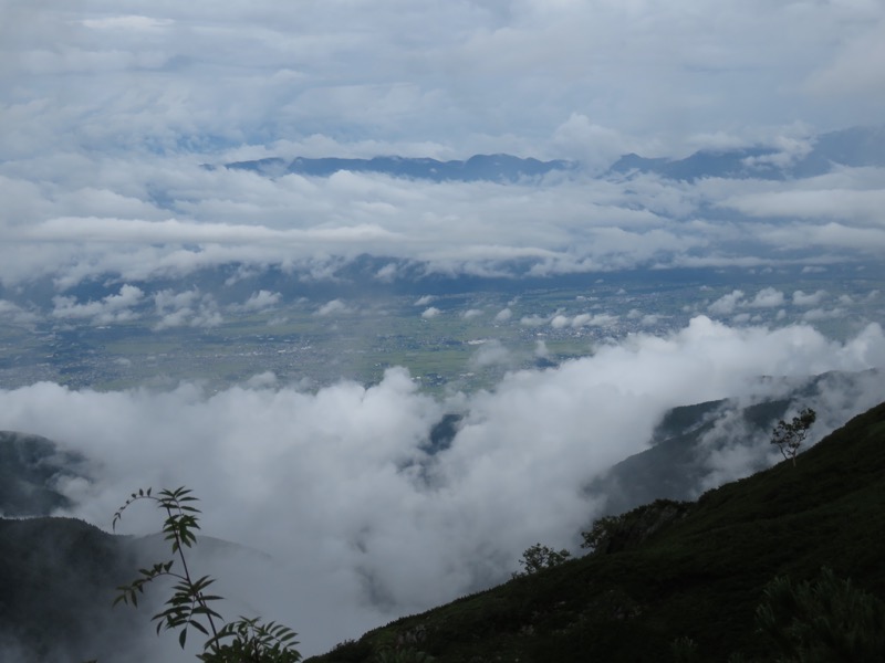 常念岳〜蝶ヶ岳、登山