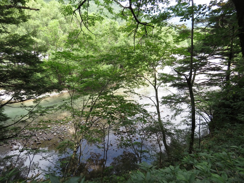 蝶ヶ岳〜徳沢〜上高地、登山