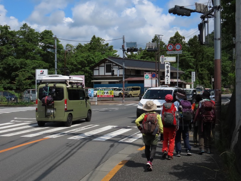 赤ぼっこ、長渕山ハイキングコース