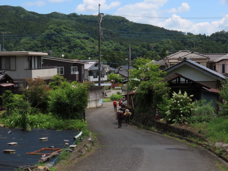 赤ぼっこ、長渕山ハイキングコース