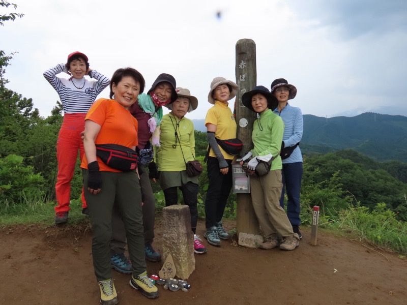 赤ぼっこ、長渕山ハイキングコース