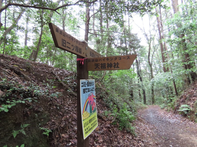 赤ぼっこ、長渕山ハイキングコース