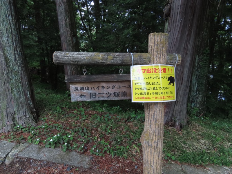 赤ぼっこ、長渕山ハイキングコース