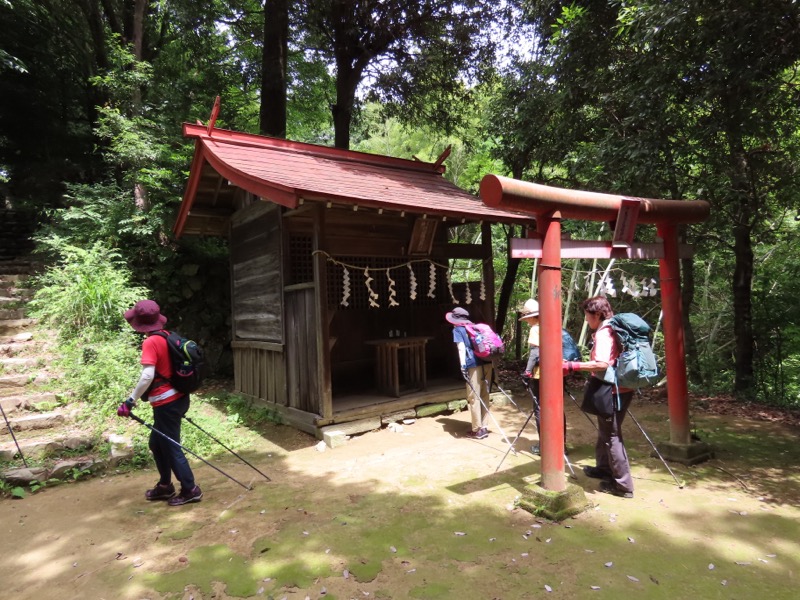 今熊山、金剛の滝、黒茶屋、戸倉城山