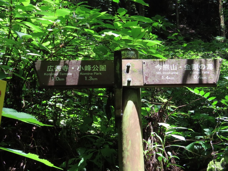 今熊山、金剛の滝、黒茶屋、戸倉城山