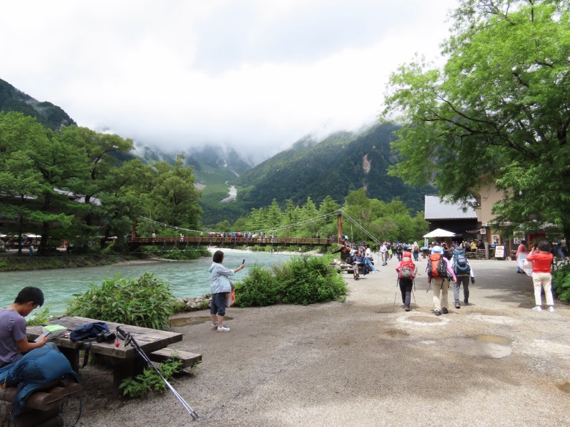 上高地、明神、徳本峠