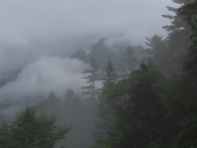 霞沢岳、上高地、明神