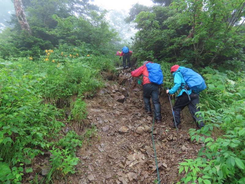 霞沢岳、上高地、明神