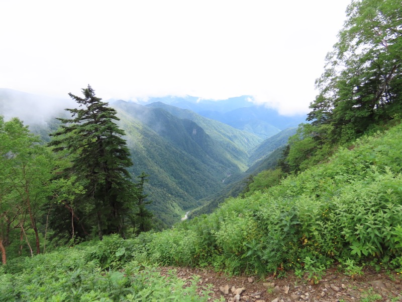 霞沢岳、上高地、明神