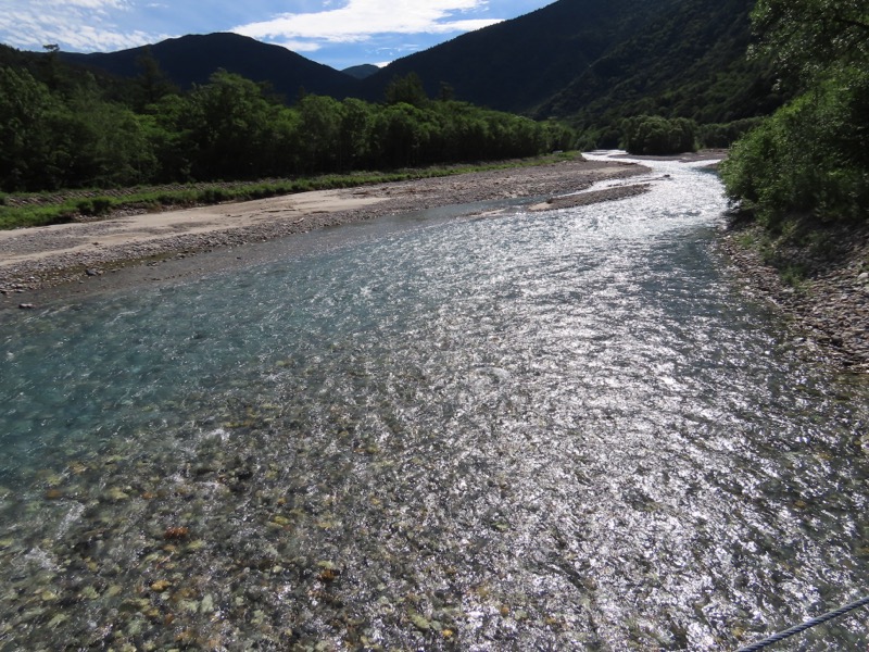 霞沢岳、上高地、明神