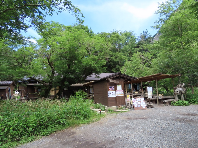 霞沢岳、上高地、明神