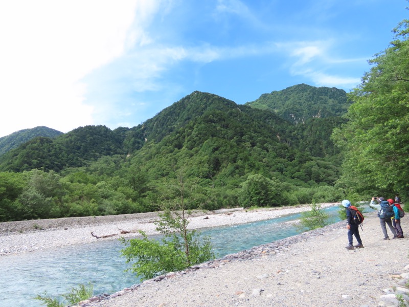 霞沢岳、上高地、明神