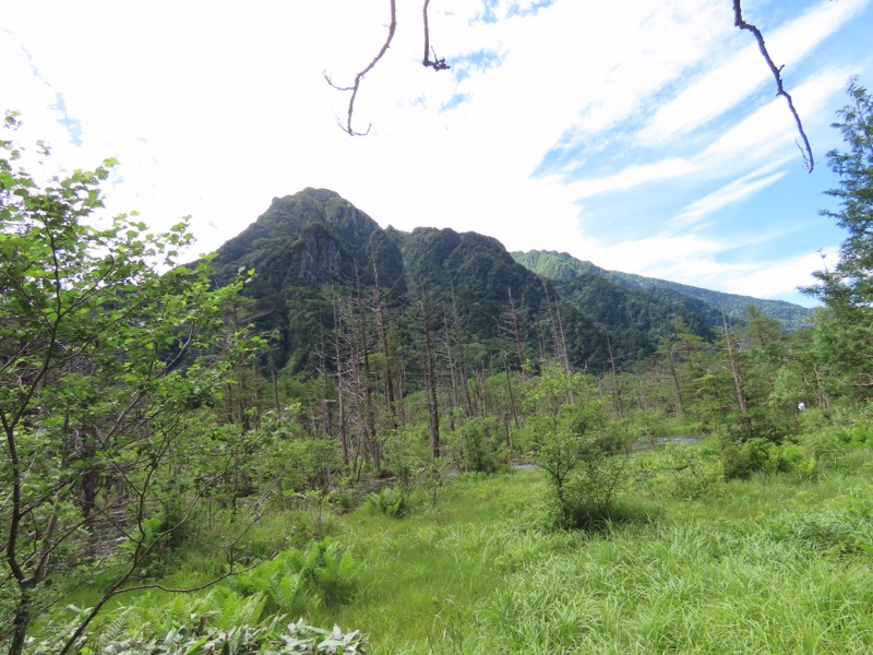 霞沢岳、上高地、明神