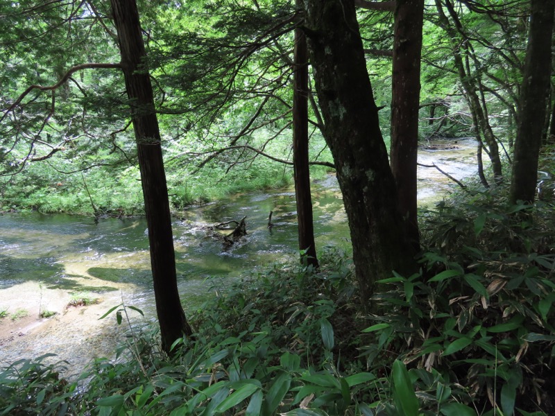 霞沢岳、上高地、明神