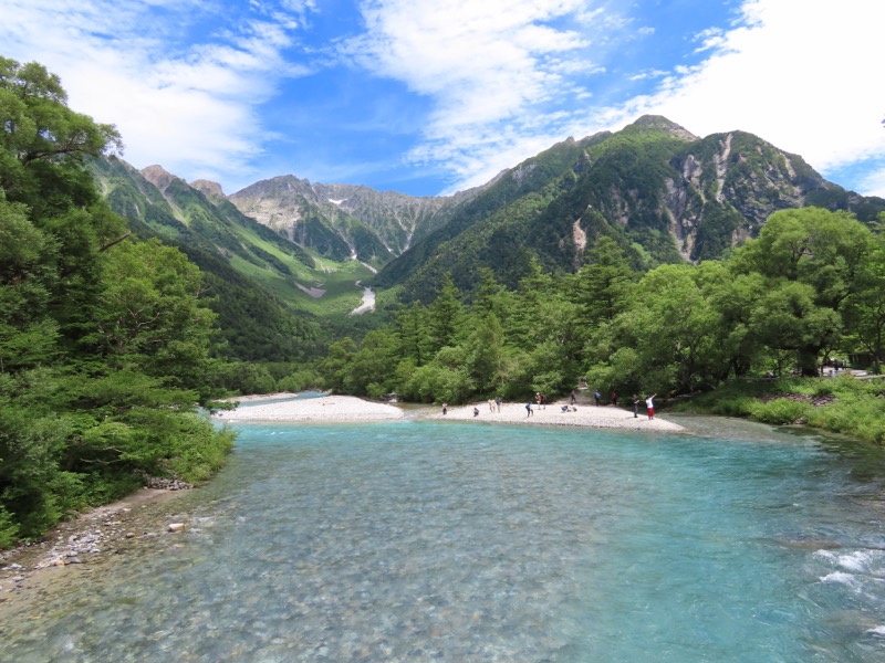 霞沢岳、上高地、明神