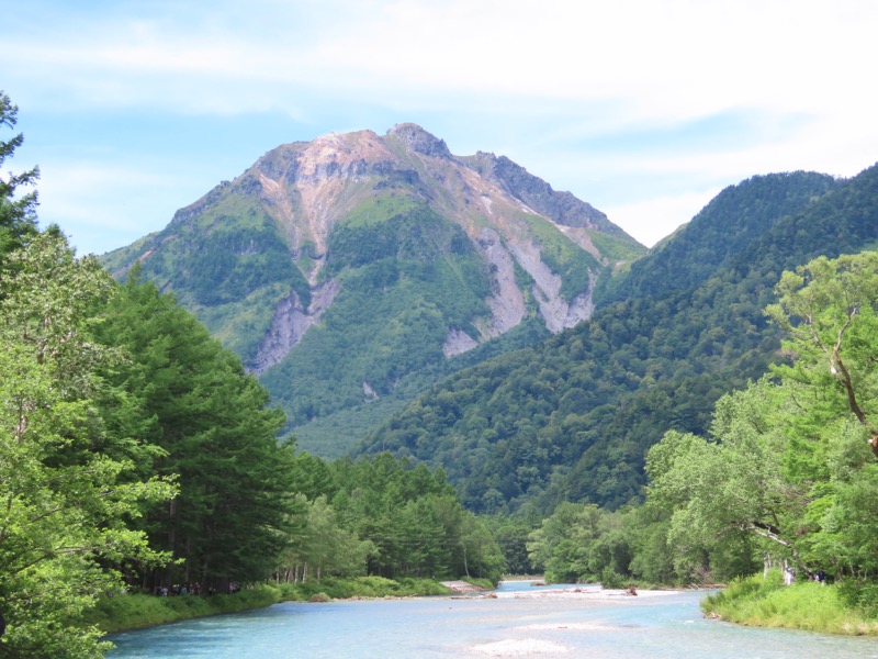 霞沢岳、上高地、明神